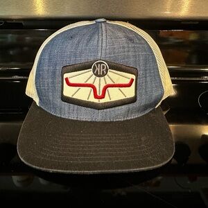 Kimes Ranch Blue and Black Trucker Hat